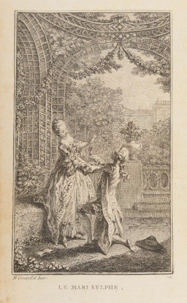 null MARMONTEL ( Jean-François). Contes moraux. À Paris, chez J. Merlin, 1765. 3...