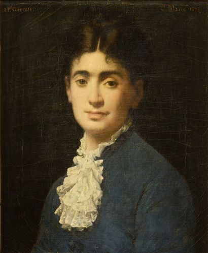 null Célestin Joseph BLANC (1818-1888)
Portrait de femme
Sur sa toile d’origine
Signée...