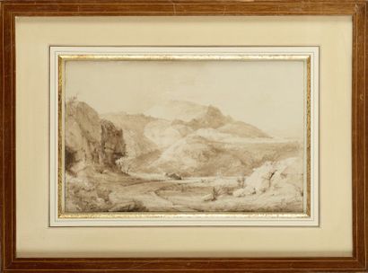 Didier Nicolas Fils BOGUET (1755-1839) Paysage...