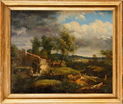 null Jean Charles Joseph RÉMOND (1795-1875)
Le Moulin de Tertre
Sur sa toile d’origine
Signée...