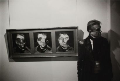 null CLAUDE AZOULAY (Né en 1934) Francis Bacon, Paris 1977 Tirage argentique sur...