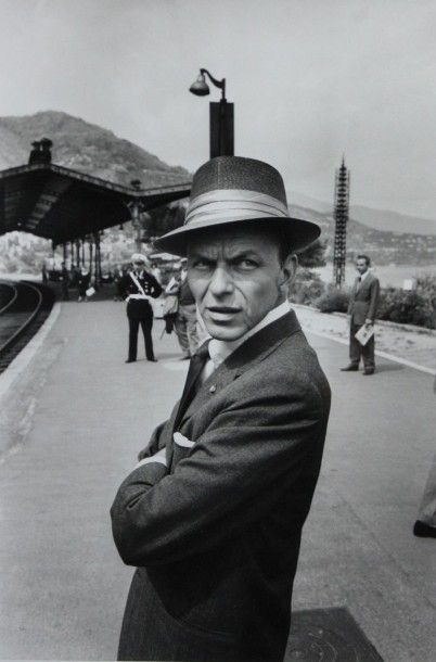 null LUC FOURNOL (1931-2007) Franck Sinatra, Monte-Carlo, 12 Juin 1958 Tirage argentique...