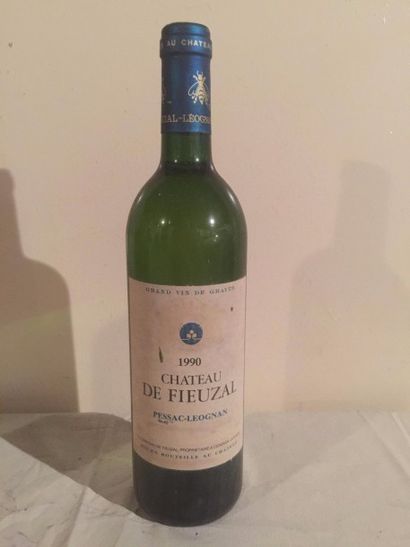 null 6 blles 1990 Château FIEUZAL BLANC (Graves) bon niveau ELA