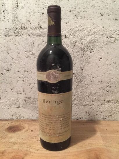 null 6 blles 1989 BERINGER PRIVATE RESERVE CABERNET SAUVIGNON (USA Rouge) belles