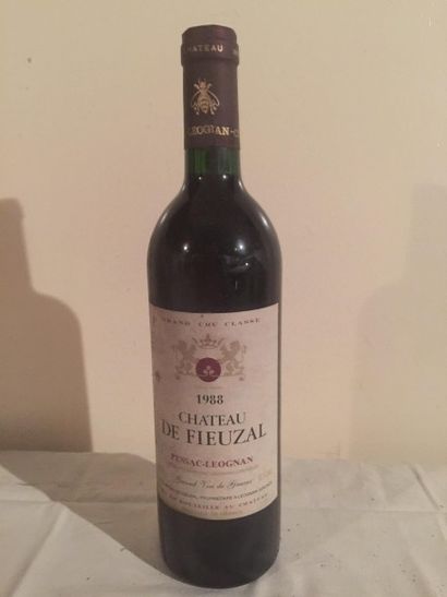 null 6 blles 1988 Château FIEUZAL (Graves) belles, etiquette sales