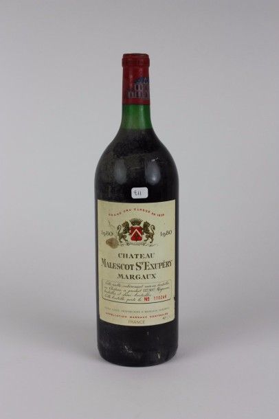 null 1 Mag 1980 Château MALESCOT ST EXUPERY (Margaux) Beau/ELA