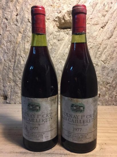 null 2 blles 1977 VOLNAY CAILLERETS (La Pousse d'or) Belles