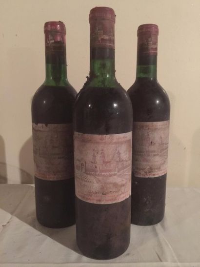 null 3 blles 1967 Château COS D'ESTOURNEL (st Estèphe) 1 belle/2 début epaule/EA