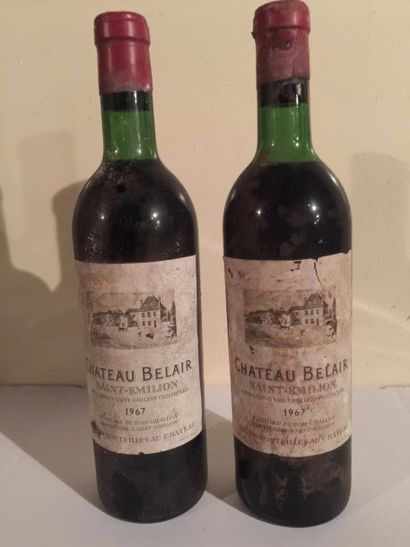 null 2 blles 1967 Château BELAIR (St Emilion GCC1) 1NTLB