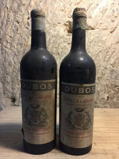 null 2 blles 1953 Chateau LA LAGUNE (Haut Médoc) mise Dubos belles