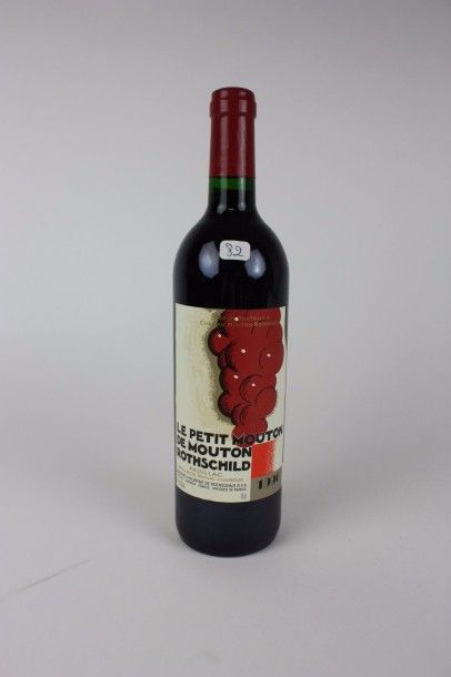 null 6 blles 1996 PETIT MOUTON DE MOUTON ROTHSCHILD (Pauillac) CBO tres belles