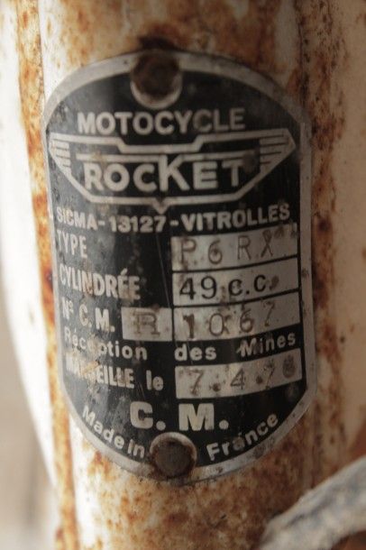 null Rocket type P6RX, 49cc, N°R1067