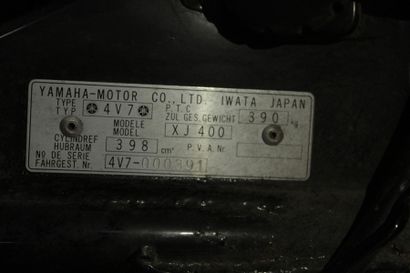 null Yamaha XJ 400 N°4V7-000391