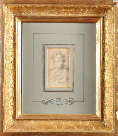 null Jean-Baptiste ISABE Y (1767-1855) «Portrait de l’Empereur Napoléon 1er en buste...