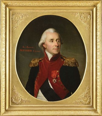 null Ecole française du début du XIXe siècle « Portrait du Colonel Jean Baptiste...