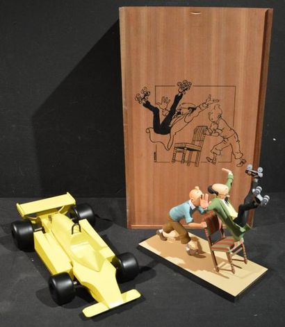 null "Tintin - Michel Aroutchneff" Voiture du célèbre créateur des figurines Tintin,...