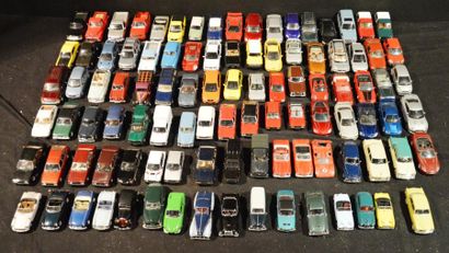 null "Miniatures Volvo, Toyota, Simca, Talbot, Ford…." Lot de plus de 100 miniatures...