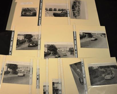 null "Photographies - Tour de France 1951 et 1957" Ensemble de 19 tirages d'époque...