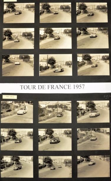 null "Photographies - Tour de France 1951 et 1957" Ensemble de 19 tirages d'époque...