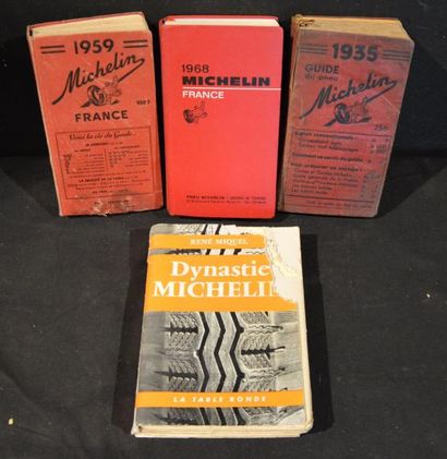 null "3 Guides Michelin" Lot de 3 guides Michelin de 1935, 1968, 1959. on joint un...