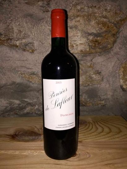 null 6 Blle PENSEES DE LAFLEUR (2ème vin du Château LAFLEUR - Pomerol) 2005 - Su...