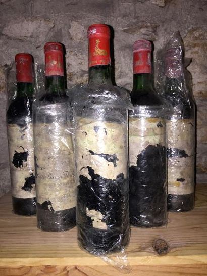 null 5 Blle Château MOUTON BARON PHILIPPE (Pauillac) 1973 - Bons niveaux/ETA