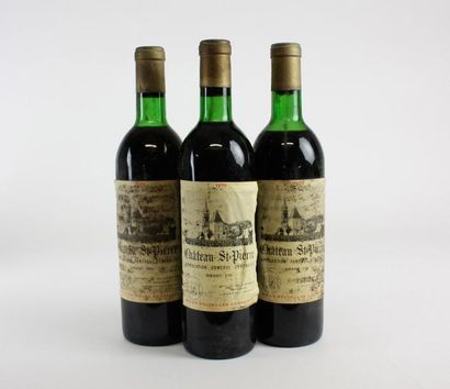 null 3 Blle Château SAINT PIERRE (Pomerol) 1970 - 2Belles/1épaule