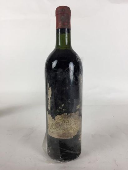 null 1 Blle Château MOUTON ROTHSCHILD (Pauillac) 1937 - Lambeaux d'étiquette/NLB