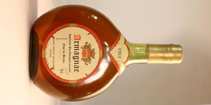 null 1 Flas ARMAGNAC CLOS DU BRANA 1964 - NLB