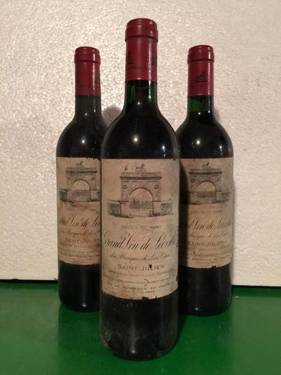 null 3 Blle Château LEOVILLE LAS CASES (ST Julien) 1990 - ELA