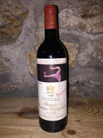 null 1 Blle Château MOUTON ROTHSCHILD (Pauillac) 1990 - Belle