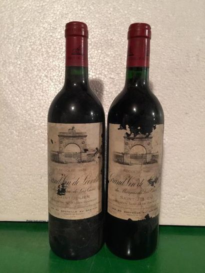 null 2 Blle Château LEOVILLE LAS CASES (st Julien) 1989 - Bons niveaux/EA