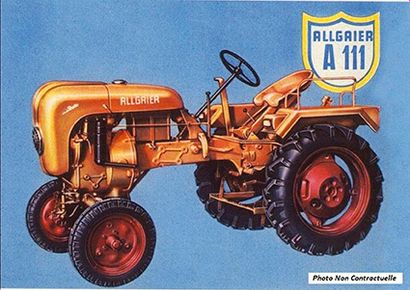 null 1955 Allgaier Porsche A111
822 cm³ 12Ch

Tracteur Allgaier Porsche restauré dans...