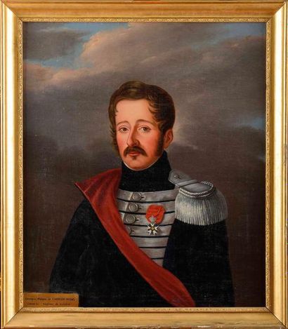 null Victoire ARNAUD. Ecole française du milieu du XIXe siècle « Portrait d’André...