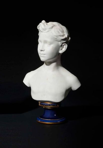 null MANUFACTURE DE SEVRES Jean Baptiste CARPEAUX, d’après « Le Prince impérial »...