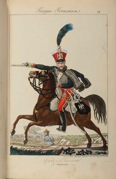 null MARTINET « Les troupes françaises sous le Premier Empire » Beau et ancien recueil...