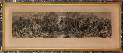 null MACLISE, d’après « Wellington and Blucher meeting after the battle of Waterloo »...