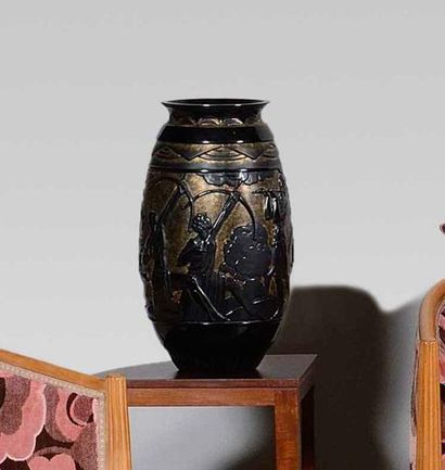 MARIUS SABINO (1878-1961) Important vase...