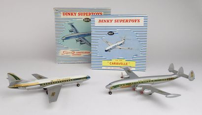 null DINKY SUPERTOYS - Caravelle 60 F - Super G Constellation Lockheed Boite d'o...