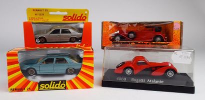 null Ensemble comprenant : - SOLIDO 2 R25 n°1339 - SOLIDO Citroen N°3100 - MATCHBOX...