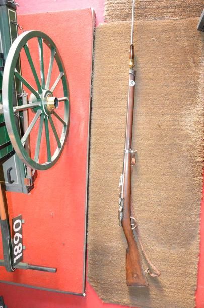 null "Fusil modèle 1866/74" Chassepot de la manufacture d’armes de Tulle, rechambré...