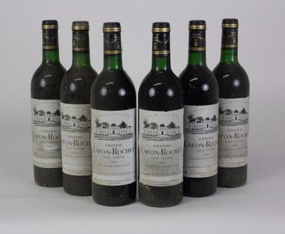 null 6 Blle Château LAFON ROCHET (Pauillac) 1986 - Belles