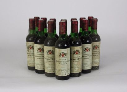 null 14 1/2B Château MALESCOT SAINT EXUPERY (Margaux) 1967 - Certaines TLB