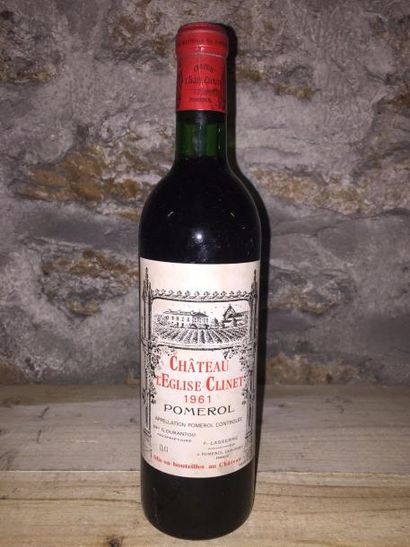 null 1 Blle Château EGLISE CLINET (Pomerol) 1961 - Très belle