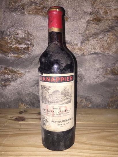 null 1 Blle Château BRANE CANTENAC (Margaux) 1952 - Belle/NMDC