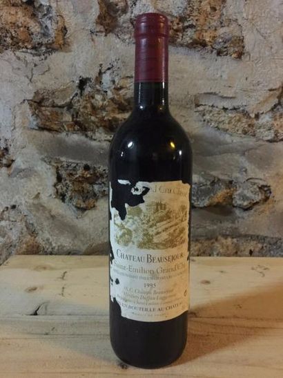 null 1 Blle Château BEAUSEJOUR dUFFAU-LAGAROSSE (St Emilion GCC1) 1995 - Bon niv...