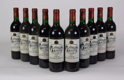 null 5 Blle Château RAUSAN SEGLA ( Margaux) 1990 - Très belles