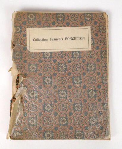 null Catalogue cartonné de la COLLECTION FRANCOIS PONCETTON. Vente Hotel Drouot du...