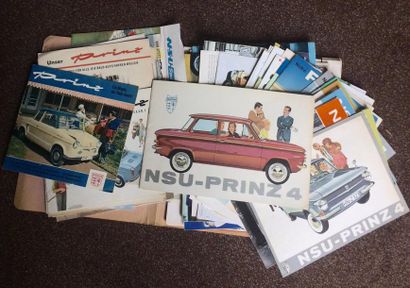 null "NSU de 1955 à 1977" 1955 à 1960 : Catalogue, 16 pages- Carte Postale- Catalogue,...