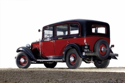 null 1933 Renault Type KZ11 Châssis n°617537 Carte grise française. Véritable Taxi...
